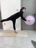 颯望德國孕婦瑜伽球助產(chǎn)防滑防爆加厚強彈力抗壓成人健身球初學者 水墨粉【升級防爆 -孕媽/兒童】 55cm 曬單實拍圖