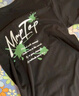 MMOPTOP男士T恤夏季美式高街寬松圓領(lǐng)半袖印花純棉短袖女M0029黑色2XL 曬單實拍圖