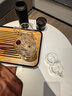 憶壺茶（YIHUTEA）玻璃茶壺茶具套裝整套泡茶壺煮茶器家用功夫茶杯茶盤辦公喝茶器具 【升級(jí)全套】紅檀木側(cè)把壺9件套 曬單實(shí)拍圖