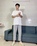JEANSWEST真維斯冰絲短袖t恤男夏季薄款透氣男士半袖簡約休閑百搭男款上衣 曬單實拍圖