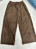 啄木鳥(niǎo)男士冰絲褲夏季薄款透氣高彈七分褲時(shí)尚百搭流星條紋五分褲短褲男 咖啡色【七分褲】 XL 【建議體重120-140斤】 曬單實(shí)拍圖