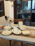 景西碗盤(pán)餐具家用碗碟套裝釉下彩餐具奶油風(fēng)餐具碗碟盤(pán)組合喬遷新居禮 【4.5碗】6人食 30件套 茶卡/高溫釉下彩健康瓷 曬單實(shí)拍圖