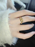 OIDSG老鳳凰999搶24純黃金色戒指女款甜美雙心指環(huán)可調節百搭沙金戒指 雙心戒指僅剩后6個(gè)/即將賣(mài)完2.3 曬單實(shí)拍圖