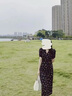 傾她法式氣質(zhì)桔梗碎花連衣裙女夏季2025新款高級感中長款顯瘦茶歇裙子 藏青色 L 建議105-115斤 曬單實(shí)拍圖
