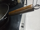 葉余章丘炒鍋實木把手防燙鐵鍋配件手柄 單獨木柄+螺桿(備注：適用(鋁 1寸 曬單實拍圖
