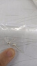 中國黃金;CHINA GOLD足銀999耳釘養(yǎng)耳洞銀耳骨女士睡覺免摘小豆豆銀耳飾簡約百搭耳釘 約0.3g 一對 曬單實(shí)拍圖