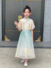 G.DUCKKIDS童裝漢服女童夏裝套裝兒童馬面裙一片式唐裝中國風女大童裙子春秋 817馬面裙套裝【夏款】 170 尺碼15~16歲【160-170cm】cm 曬單實拍圖