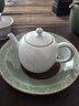 漢帝唐韻（HDTYU）汝窯功夫茶具家用一壺二杯景德鎮高端中式陶瓷茶壺套裝送禮送長(cháng)輩 蓮瓜茶組 曬單實(shí)拍圖