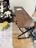 全品屋實木電腦桌雙人書桌辦公桌工作臺學生臺式電競桌100CM 曬單實拍圖