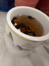 PAKCHOICE茶杯茶水分離陶瓷杯帶蓋辦公室杯羊脂玉水杯送長(zhǎng)輩父親禮物泡茶杯 曬單實(shí)拍圖