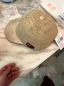 百帽王高檔拉菲草手工編織草帽夏季戶外男棒球帽鴨舌帽透氣防曬遮陽(yáng)帽女 本色【天然拉菲草 手工編織】 M 可調(diào)節(jié)（56-59cm）頭圍 曬單實(shí)拍圖