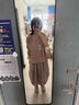 無印良品（MUJI）IDEE 女式 平紋 燈籠裙 長半身裙女裙子女裝25年夏季款GA53CC5S 煙熏綠色 均碼 曬單實拍圖