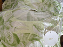 OVV春夏熱賣(mài)女裝優(yōu)雅大方植物印花法式度假風(fēng)無(wú)袖連衣裙 中綠花紋01 M 曬單實(shí)拍圖