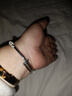 足銀9999銀手鐲銀手鐲女款送女友老婆生日禮物實心百福繁花似錦 專柜禮盒+證書 25克 曬單實拍圖