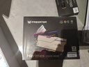 宏碁掠奪者（PREDATOR）48G(24G×2)套裝 DDR5 6000頻率 臺式機(jī)內(nèi)存條 Hermes冰刃系列 RGB燈條(C28) 白色 AI電腦配件 曬單實拍圖