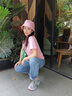 CAMILA KSENIA老爹鞋女士2025新款夏季厚底增高時尚透氣休閑鞋子百搭網(wǎng)面運動鞋 粉色 36 曬單實拍圖