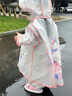 貝肽斯兒童雨衣男童女童寶寶防水防雨服幼兒園小學(xué)生上學(xué)專用雨披 曬單實(shí)拍圖