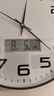 京東京造木語系列電子萬年歷掛鐘掛墻客廳簡約鐘表時(shí)鐘35cm/14英寸摩卡棕 曬單實(shí)拍圖