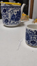 茗師集景德鎮(zhèn)瓷器大容量耐高溫陶瓷涼水壺家用泡茶水壺防爆復(fù)古陶瓷水壺 2L 花開+4杯 耐高溫 2L以上【家庭推薦3L】 曬單實拍圖