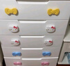 愛(ài)麗思（IRIS）兒童衣柜子kitty塑料抽屜式收納柜臥室家用儲物五斗柜嬰兒喂養臺 6層【面寬56】Kitty密閉款 曬單實(shí)拍圖