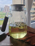 高茗家用玻璃涼水壺夏季大容量冷飲果汁茶壺加厚耐高溫待客精致花茶壺 【耐高溫】透明色涼水壺 2100ml 曬單實(shí)拍圖