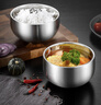 美廚（maxcook）316L不銹鋼碗 湯碗雙層隔熱 飯碗餐具面碗12cm MCCU2012 曬單實拍圖