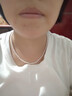 夢(mèng)至尊 專(zhuān)柜足銀999項鏈女長(cháng)款銀珠圓珠子毛衣鏈男士韓版白銀佛珠鏈 粗4毫米鏈長(cháng)45cm約11克 曬單實(shí)拍圖