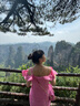歐時力OCHIRLY 萊賽爾一字肩連衣裙法式禮服宮廷風潮流女春夏季 粉紅 M 曬單實拍圖