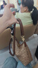 蔻馳（COACH）【品牌直供】女士LAUREL中號手提單肩斜挎包流浪包 七夕禮物 曬單實拍圖