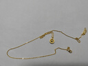 周大福貓眼圓珠黃金項(xiàng)鏈套鏈(工費(fèi)180)40cm約4.45g F222153 曬單實(shí)拍圖