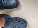 斯凱奇（SKECHERS）七夕禮物洞洞鞋男士夏季透氣外穿泡泡鞋包頭軟底涼拖鞋243250 曬單實(shí)拍圖