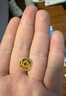中銀鑫行黃金吊墜足金999五帝幣手鏈轉(zhuǎn)運(yùn)珠金錢幣DIY編繩手串手繩 康熙通寶（克重多退少補(bǔ)） 約1g 曬單實(shí)拍圖