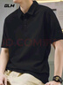 GLM短袖t恤男透氣夏季翻領(lǐng)polo衫速干T恤冰絲感休閑運(yùn)動(dòng)上衣藏青XL 曬單實(shí)拍圖