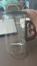 茗光茶杯茶水分離泡茶杯玻璃水杯男士茶杯辦公玻璃高硼硅綠茶杯 曬單實(shí)拍圖