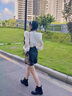 卡帝樂鱷魚（CARTELO）馬丁靴女2025秋冬新款真皮系帶單靴英倫風厚底加絨短靴機車靴子 6孔黑色【單里】 37 曬單實拍圖