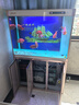 閩江（minjiang）魚缸水族箱客廳免換水生態(tài)造景家用超白玻璃金魚缸生態(tài)缸水缸 典雅白色（鋁合金框架+塑鋼） 長100x寬42.7x高155cm（4K高清玻璃） 曬單實拍圖