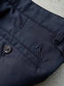 Hush Puppies【休閑舒適】暇步士男裝春季新款商務(wù)休閑直筒長(zhǎng)褲 墨藍(lán)色 34 曬單實(shí)拍圖