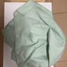 哈吉斯（HAZZYS）女裝PHIZ素色寬松休閑長(cháng)袖襯衫ASCSK1CAX05 淺綠色LG M(160/84A38 曬單實(shí)拍圖