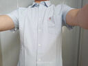 真維斯短袖襯衫男士2025秋季新款高端休閑立領(lǐng)牛津紡純棉襯衣外套 灰色【官方正品】 XL 曬單實(shí)拍圖