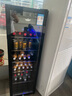 新飛（frestec）冰吧冷藏柜 歐式恒溫紅酒柜酒店家用電冰箱迷你小型單門辦公室保鮮展示留樣茶葉飲料藥品柜 168升黑內(nèi)膽【冷藏+微冷凍+帶燈+帶鎖】 曬單實拍圖