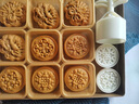 JCZS德國(guó)品牌月餅?zāi)＞?025新款手壓式家用按壓綠豆餅流心75克50克食品 50g平安喜樂（1模4片） 曬單實(shí)拍圖