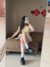 CAMILA KSENIA小c&k小皮鞋英倫風2025新款夏季厚底時尚百搭單鞋松糕樂福鞋品牌 啞光黑 38 曬單實拍圖