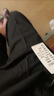 【純棉耐穿】夏季男士七分褲爸爸短褲寬松休閑中褲薄大褲衩 3688黑色 2XL [125斤-150斤] 曬單實拍圖