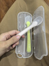 babycare寶寶硅膠軟勺新生兒嬰兒喂水勺子餐具兒童吃飯輔食碗勺 曬單實(shí)拍圖