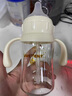 舒嬰防脹氣重力球吸管奶瓶嬰兒ppsu大寶寶喝水學(xué)飲杯寬口徑配件 PPSU300ML重力球配母乳十字孔（7月+ 曬單實拍圖