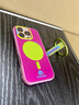 GGSHARE寄居蟹多巴胺簡約磁吸手機(jī)殼帶支架適用iphone16蘋果15promax14手機(jī)套獨(dú)特小眾不撞款男女情侶款 粉色塊殼+綠折疊支架 iphone 16 promax 曬單實(shí)拍圖