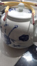 寶福祥景德鎮陶瓷器茶壺涼開(kāi)水壺耐高溫家用大號中式提梁泡茶壺單壺帶蓋 3L翠鳥(niǎo)荷花壺 曬單實(shí)拍圖