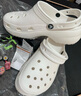 卡駱馳（crocs）經(jīng)典云朵Clog女沙灘洞洞鞋涼拖鞋206750 206750-100  38  曬單實(shí)拍圖