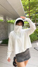 日本防曬衣女新款原紗型斗篷夏季寬松舒適透氣薄款冰絲防曬服外套 店主頂配防曬套裝淡黃色防曬衣+ 均碼 適合80-170斤 曬單實(shí)拍圖