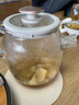 美的（Midea）花漾0膠水全玻璃全自動養(yǎng)生壺 辦公室多功能煮茶壺 燒水壺恒溫電熱水壺煮茶器花茶壺1L YS10B101 曬單實拍圖